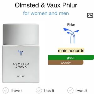 Phlur Olmsted & Vaux DISCONTINUED Decant with Spray 2ml